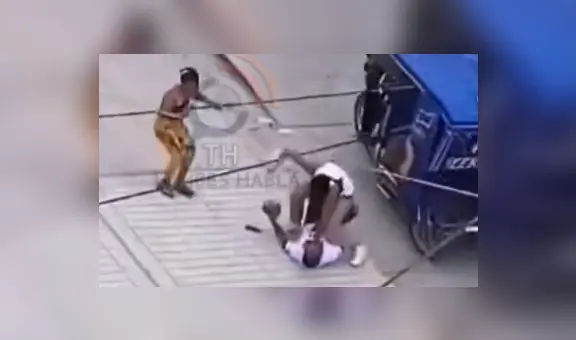 “Buena reacción”: transeúnte atrapa a delincuente que robó celular a mujer en Tumbes