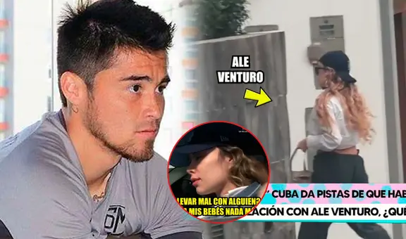 Ale Venturo visita a Rodrigo Cuba en su departamento tras rumor de reconciliación: "Todo bien como papás"