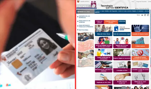Reniec en línea: ¿cómo realizar tus trámites desde casa?