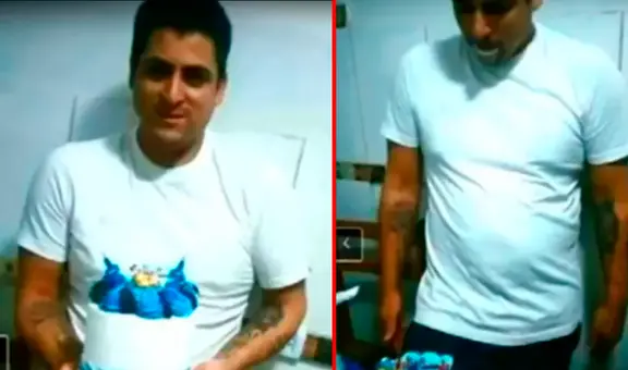 Barranca: acusado de sicariato celebró su cumpleaños en sede policial junto con familiares