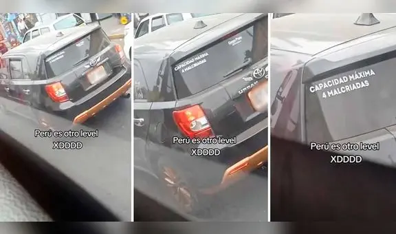 Peruano revela capacidad máxima de su carro y desata risas en redes: "Perú es otro level"