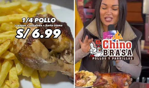 ¡Nueva oferta de infarto! 1/4 de pollo a la brasa + papas + ensalada a solo S/7