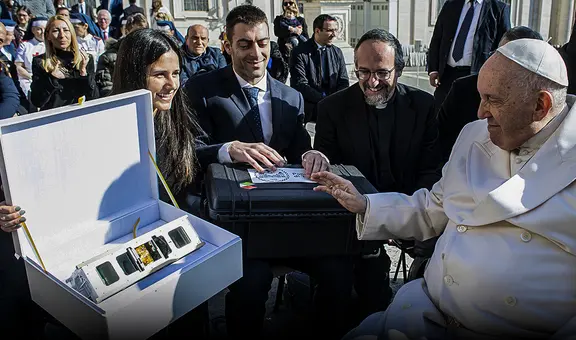 ¿Qué dice el mensaje del papa Francisco enviado en un satélite al espacio?