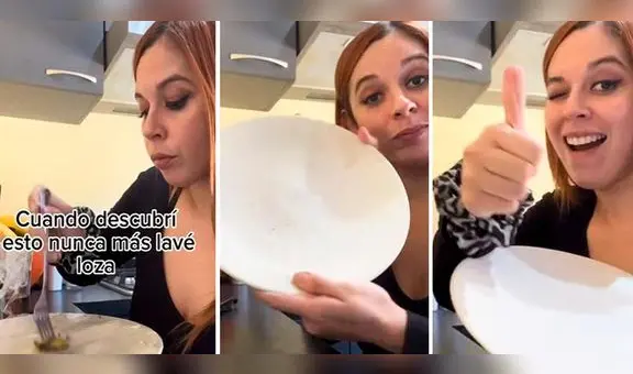 Joven causa revuelo al revelar secreto para no lavar platos: "Tips para los flojos"
