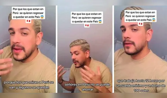 Venezolano revela por qué los inmigrantes se van de Perú y usuarios reaccionan: "Sabias palabras"