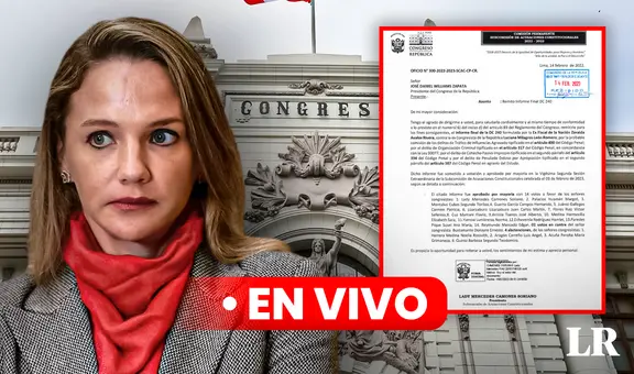 Congreso EN VIVO: Pleno debate denuncia constitucional contra Luciana León