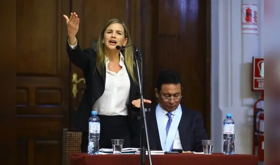Congreso aprobó acusar a Luciana León por tráfico de influencias, cohecho y peculado