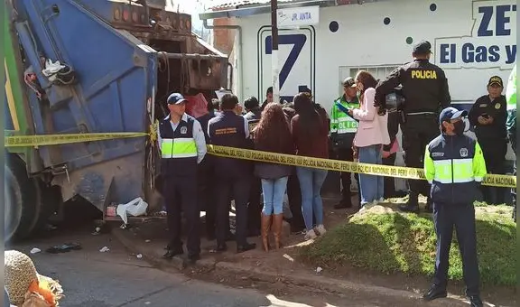Trabajadores de limpieza hallan pierna humana en carro de basura de Cusco