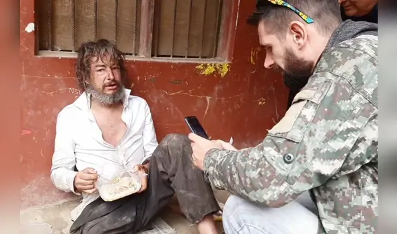 “Final feliz”: francés asaltado en Tarapoto y que vivió como indigente fue hallado por amigo
