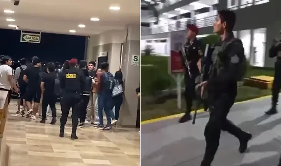 ¿Qué paso en la USAT? Policías cercaron universidad de Chiclayo y hubo pánico entre estudiantes