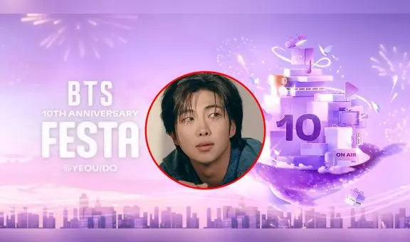 RM de BTS EN VIVO: horarios y dónde ver su evento en Yeouido como parte del FESTA 2023