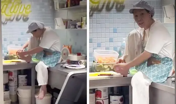 Turista capta a chef cortándose las uñas en cocina de restaurante vegano de República Checa