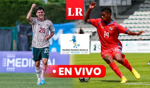 México vs. Panamá sub-23 EN VIVO: horario y canal para ver la final del Torneo Maurice Revello