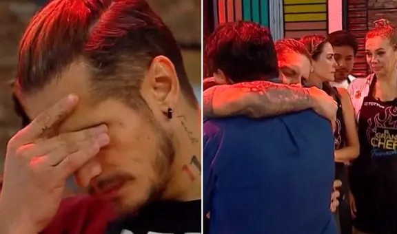 Nico Ponce se quiebra al ser eliminado de "El gran chef: famosos"