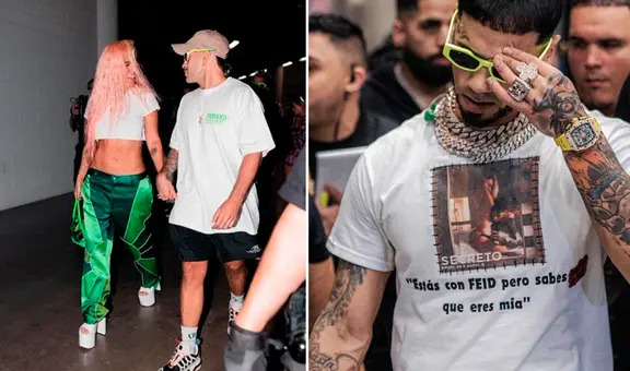 Feid sube foto con Karol G tomando su mano y usuarios reaccionan con memes: "Te tocó perder, Anuel”