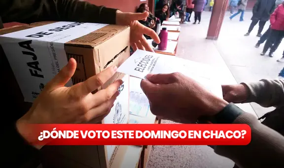 ¿Cómo saber dónde voto en las elecciones del Chaco? Revisa el padrón electoral