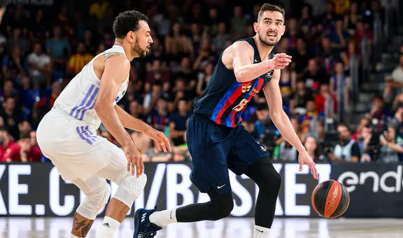 Barcelona derrotó 86-85 al Real Madrid y se coloca a una victoria del campeonato