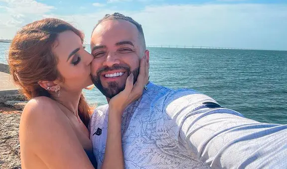 Melany Mille sorprende a ‘Nacho’ por el Día del Padre: “Desde ahora seremos más quienes te amaremos”