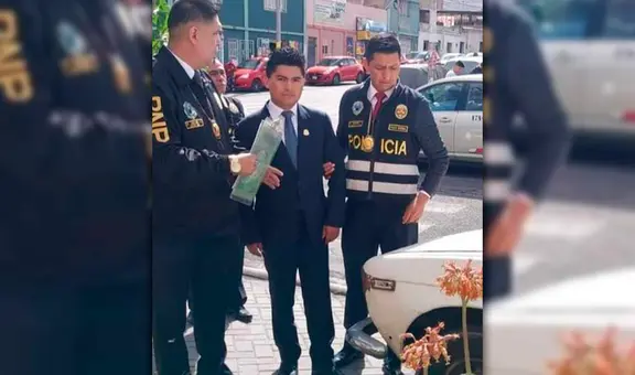 Detienen a subprefecto de Arequipa por presuntamente pedir 1.000 soles de coima