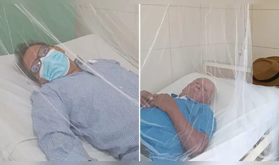 Padres pasan su día postrados en camas de hospital por dengue en Trujillo