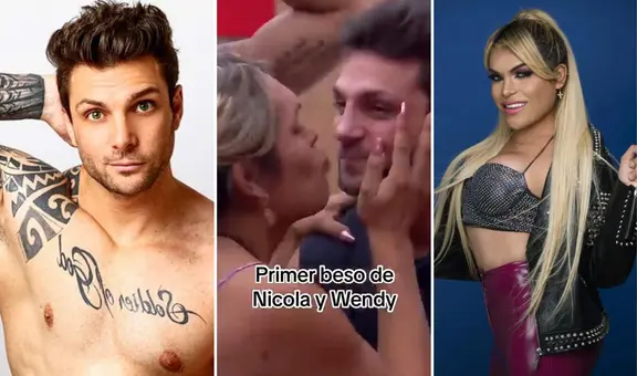 "La casa de los famosos": Nicola Porcella y Wendy se dieron su primer beso en el reality