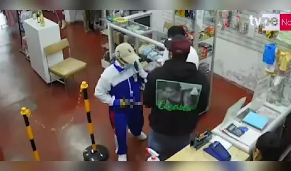 Sujeto se disfraza de escolar para robar en una tienda de Huacho