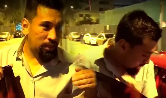 Aldo Miyashiro enfureció contra reportero que le cuestionó por conducir ebrio "La banda del Chino"