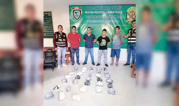 Sigue traslado de droga hacia regiones del norte: más de 100 kilos incautados en operativos