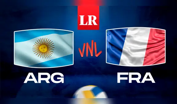 Argentina vs. Francia EN VIVO: ¿a qué hora y dónde ver el partido por la VNL 2023?