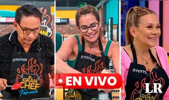 ☰ "El gran chef: famosos" EN VIVO HOY: Karina y Rondón van a la FINAL y Susan es ELIMINADA | Latina TV