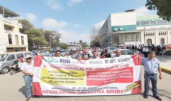 Trabajadores CAS acatan paro nacional en la región norte