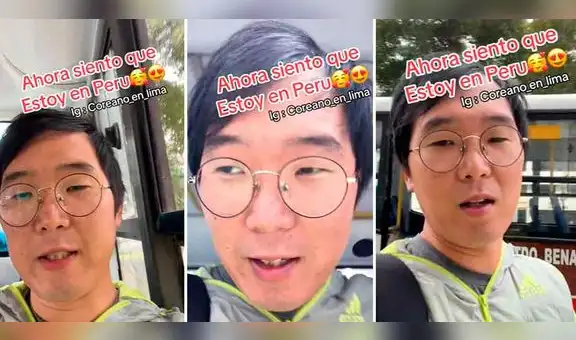 Coreano dice "esquina baja" en bus peruano y causa asombro en redes: "Ya aprendió"