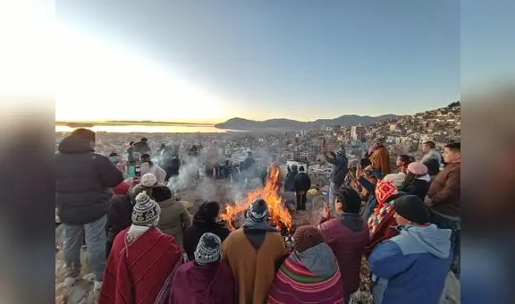 Albas por Año Nuevo Andino: rituales y sikuris fueron la atracción en ceremonias en Puno