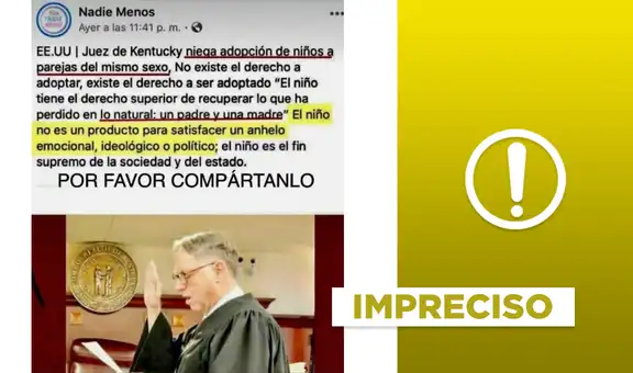 Juez de Kentucky sí quiso negar adopción a parejas LGTB, pero terminó sancionado