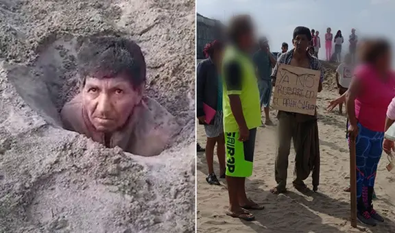 Vecinos entierran a ladrón hallado robando en una vivienda de Chimbote