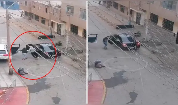 Los Olivos: revelan imágenes del momento en que delincuentes secuestran a empresaria