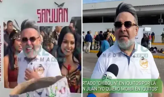 Andrés Hurtado tras llegar a Loreto para celebrar Fiesta de San Juan: "Quiero morir en Iquitos"
