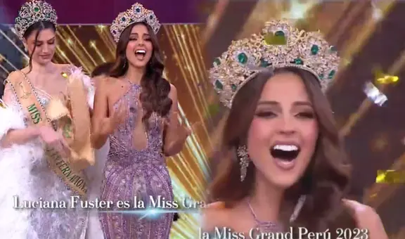 Luciana Fuster es coronada como la flamante ganadora del Miss Grand Perú 2023