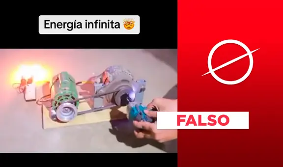 Energía infinita: un alternador de carro y un motor eléctrico no pueden generarla