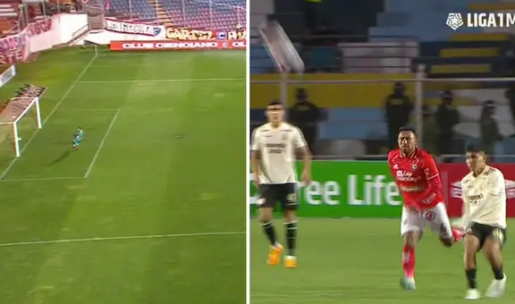 ¡Era el gol del año! Piero Quispe le pegó desde media cancha y casi marca el 1-0 de la 'U'