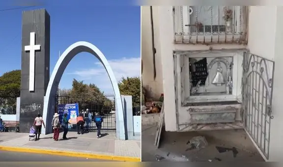 Denuncian intento de robo de cadáveres y lápidas en cementerio de Arequipa