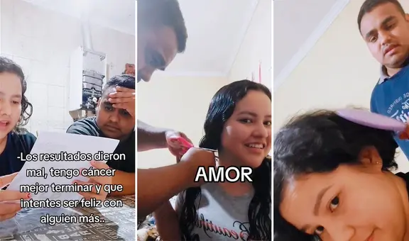 Joven detectada con cáncer quería terminar con su pareja, pero él la acompaña: "Gracias por quedarte"