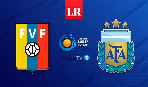 Venezuela vs. Argentina EN VIVO por el Sudamericano Sub-17 de futsal: ¿dónde y a qué hora ver la semifinal?
