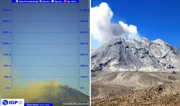Volcán Ubinas en proceso de erupción: IGP detecta primeras emisiones de cenizas
