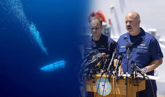 Guardia Costera informó que el submarino Titan sufrió una pérdida de presión “catastrófica”