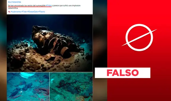 Submarino Titán: estas imágenes no corresponden a los "restos" del sumergible