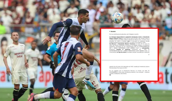 Poder Judicial dejó sin efecto medida cautelar de la FPF sobre derechos de TV de la Liga 1