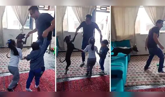 Perrito sorprende a sus dueños al jugar lobo qué estás haciendo y escena se hace viral en TikTok