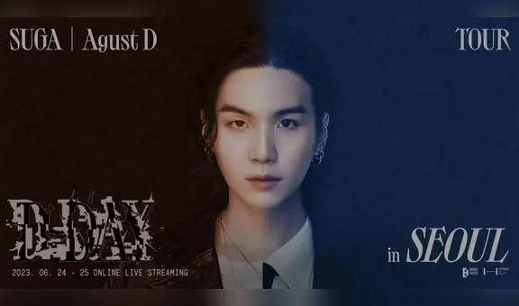 Suga de BTS en concierto: horarios y dónde ver ONLINE el "D-DAY en Seúl"