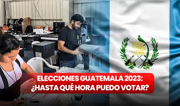 Elecciones Guatemala 2023: ¿hasta qué hora puedo votar este domingo 25 de junio?